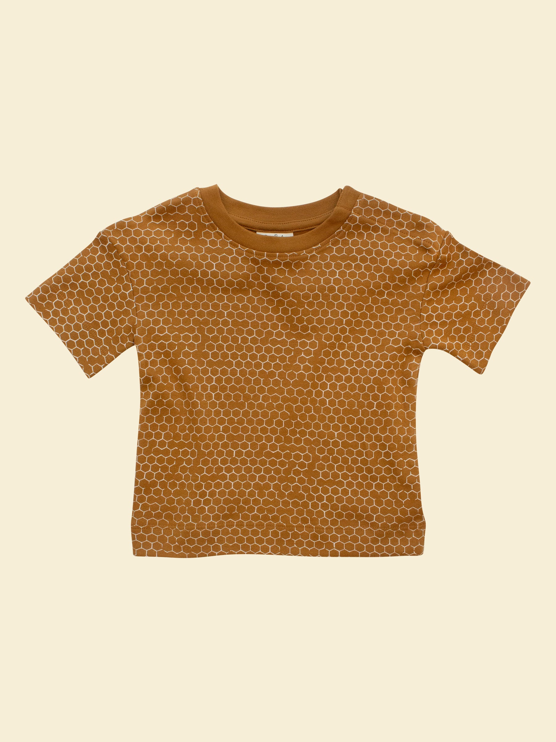 Short-sleeve Tee in Honeycomb