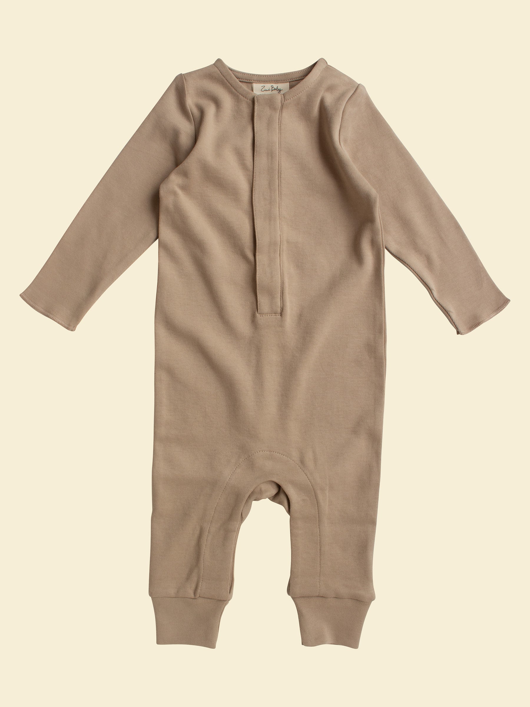 Organic Cotton Baby All-in-one Sleepsuit | Fawn