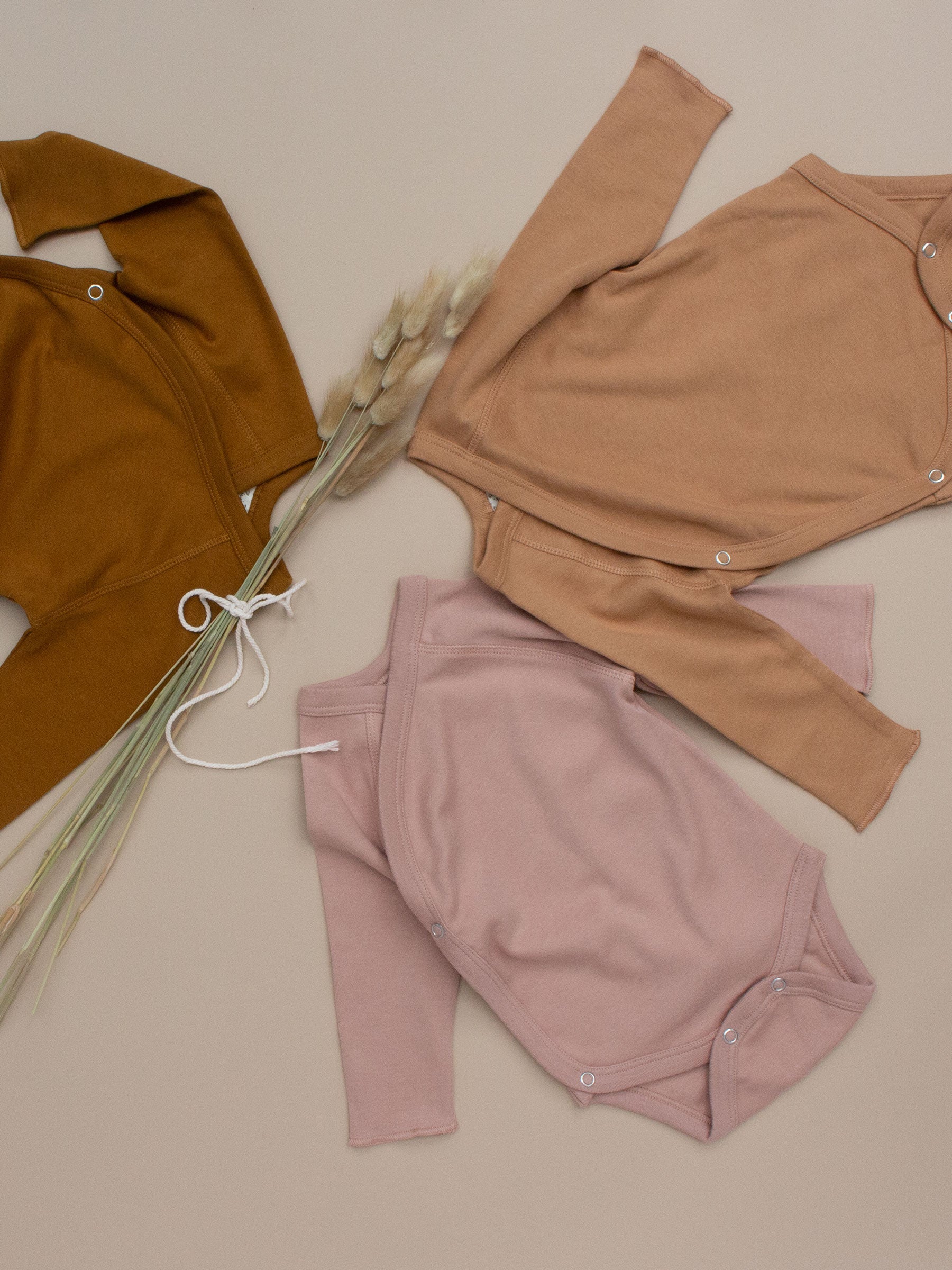 Camel Kimono Wrap Bodysuit (2)
