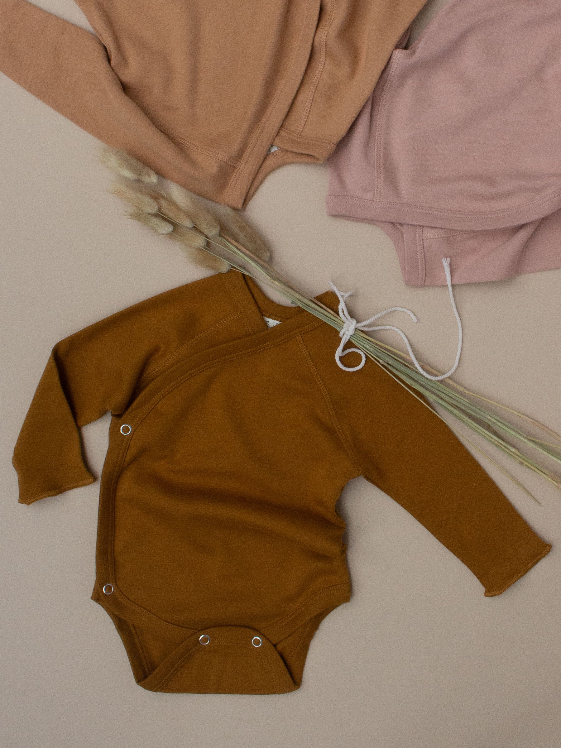 Ochre Kimono Wrap Bodysuit (2)