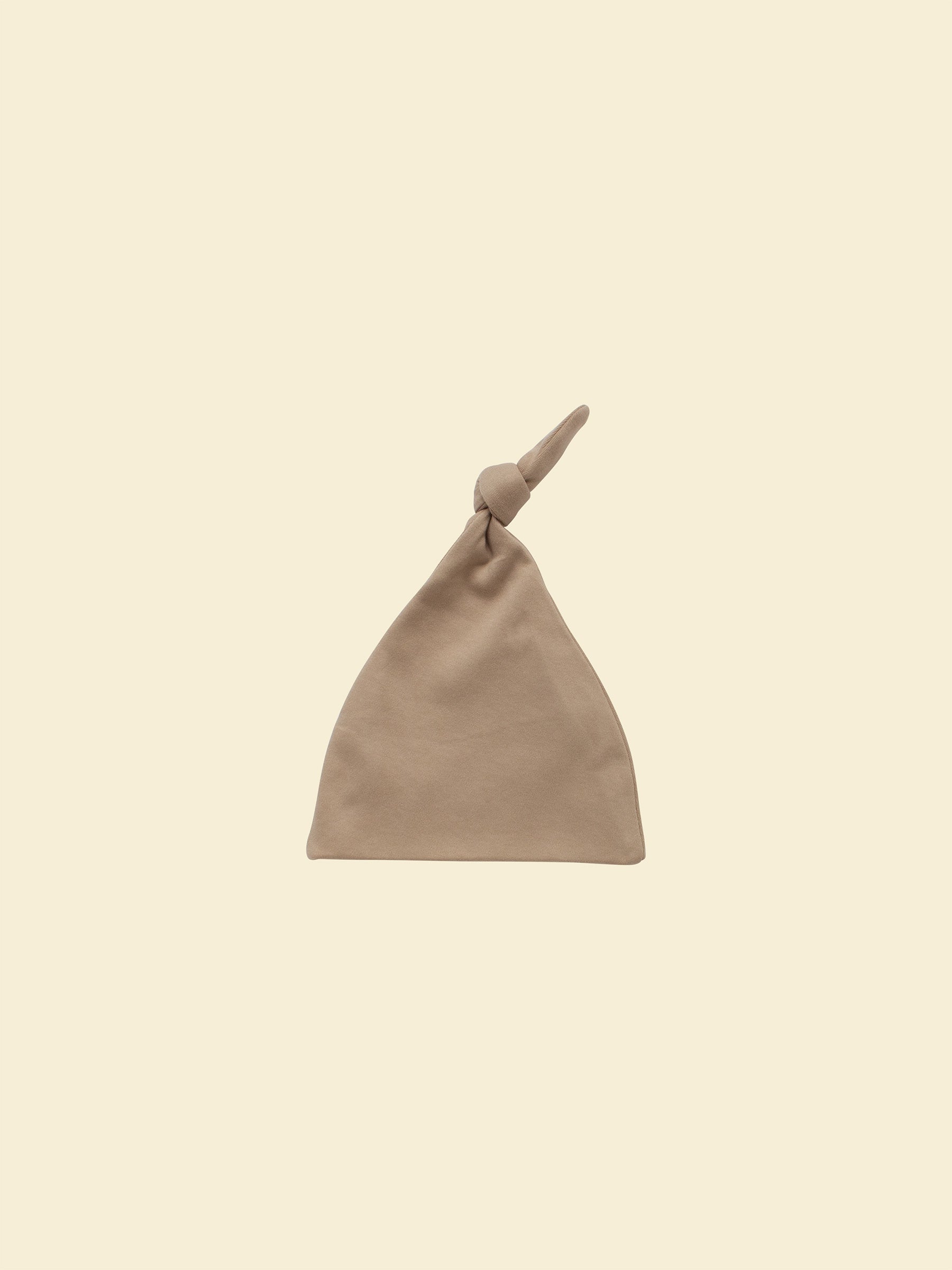Organic Cotton Baby Knotted Hat (Beanie) | Fawn