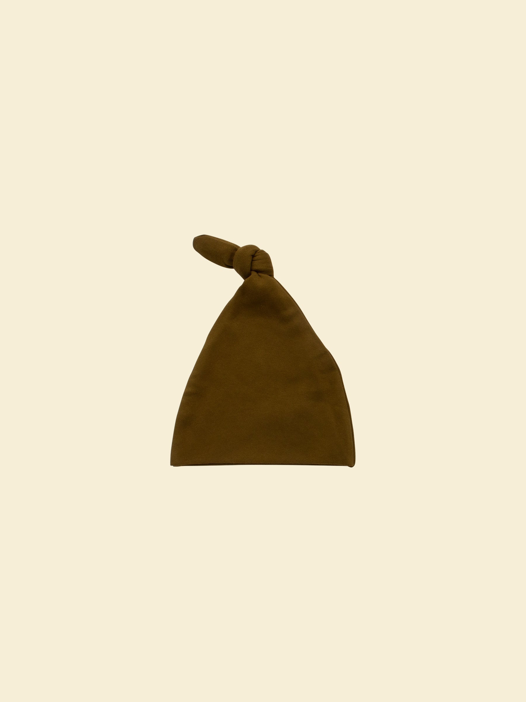 Organic Cotton Baby Knotted Hat (Beanie) | Olive