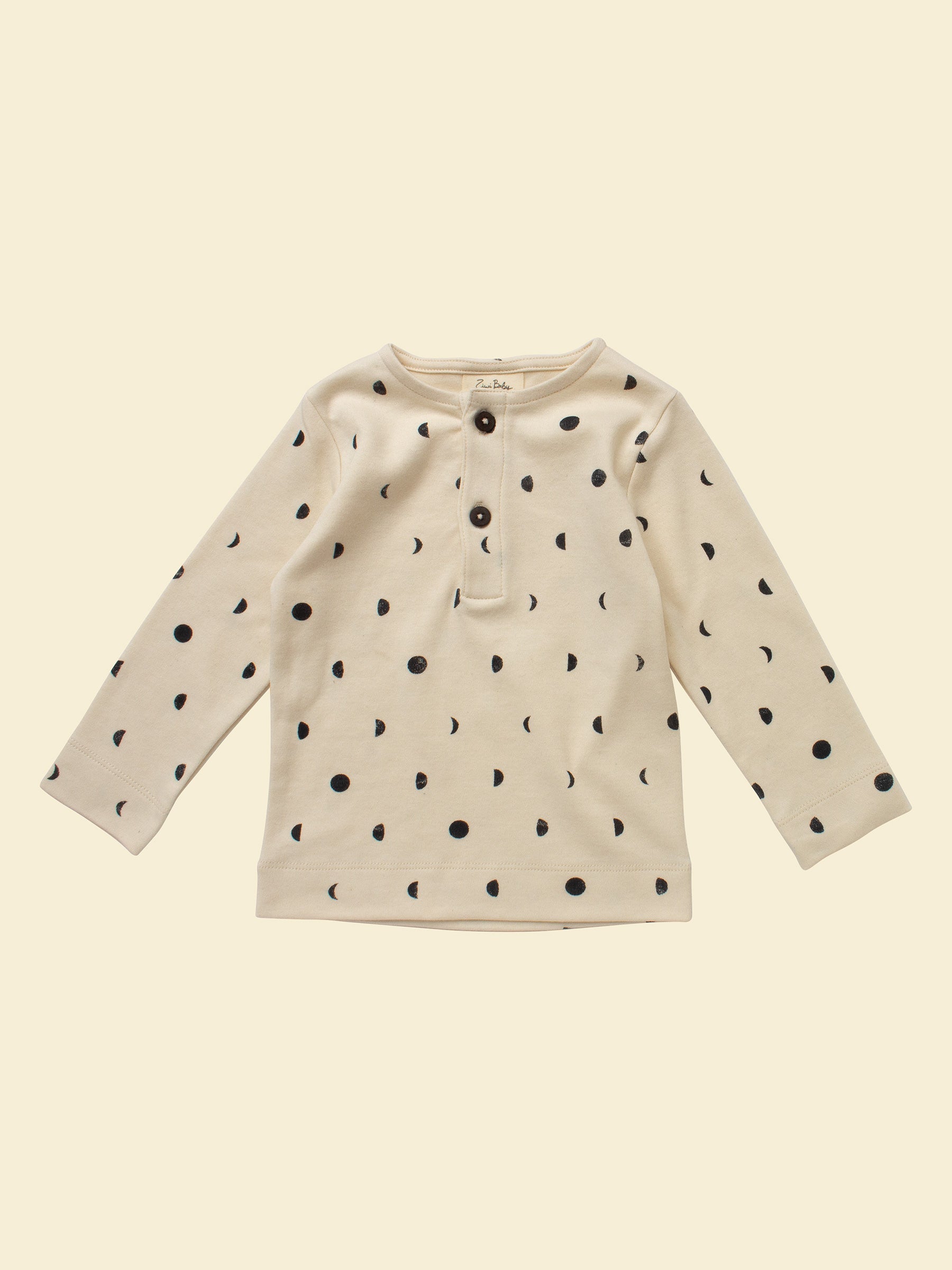 Organic Cotton Baby & Toddler Long-sleeve Tee | Moon