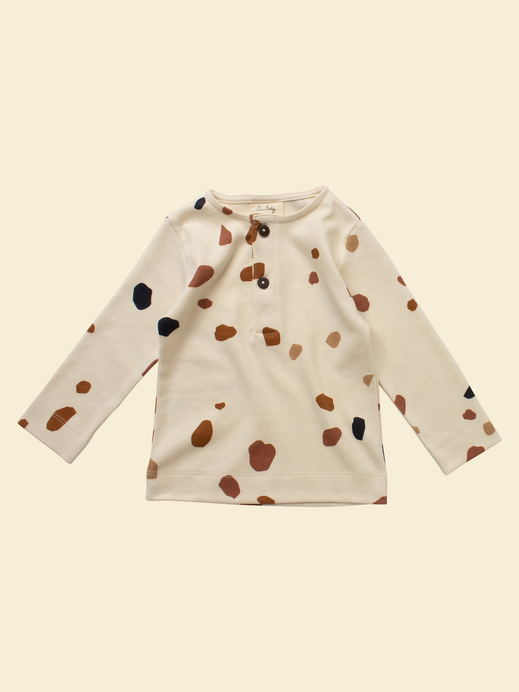Organic Cotton Baby & Toddler Long-sleeve Tee | Terrazzo
