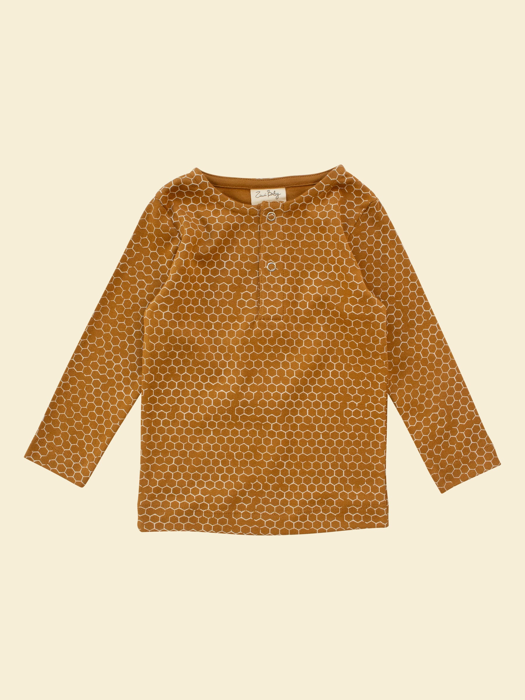 Long-sleeve Tee in Honeycomb 