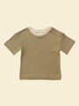 Short-sleeve Tee in Olive Stripe
