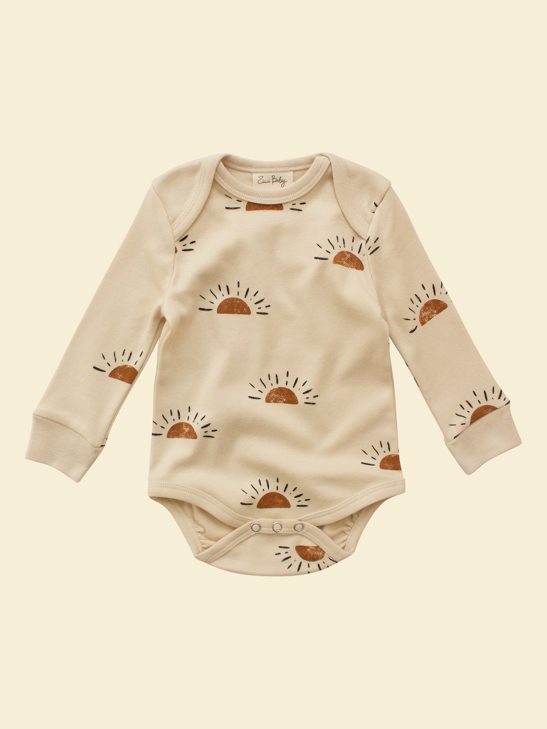 Long-sleeve Bodysuit in Sun
