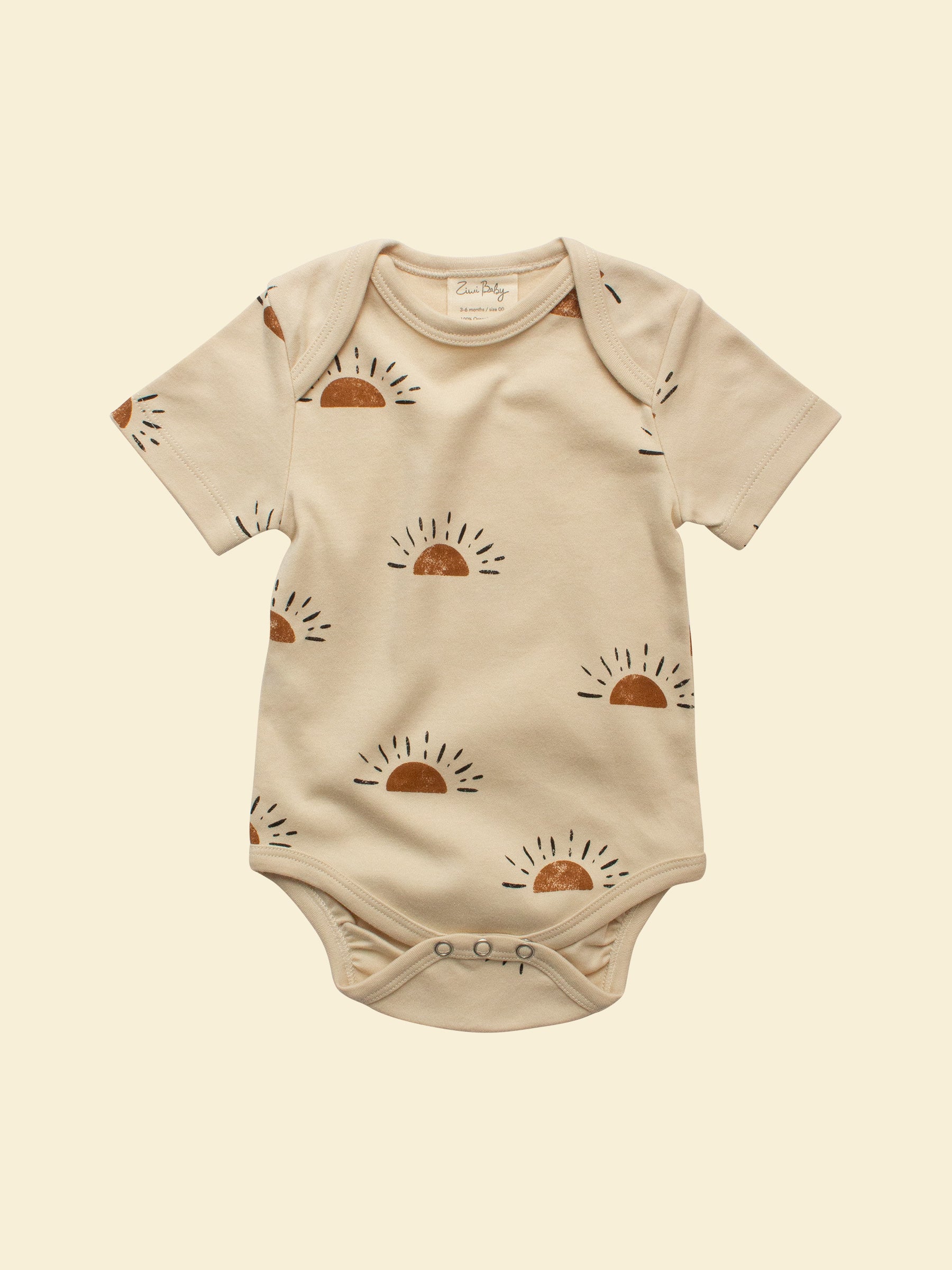 Short-sleeve Bodysuit in Sun 
