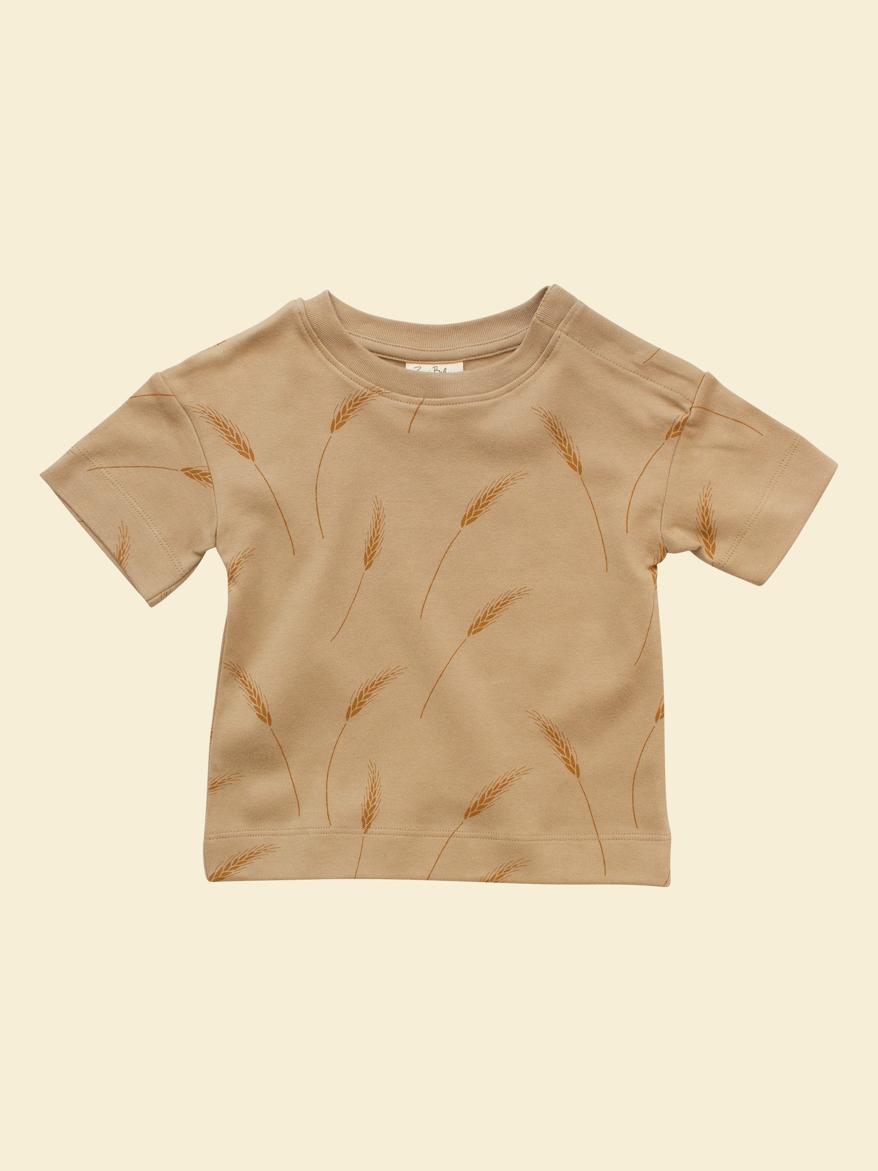 Short-sleeve Tee in Wheat