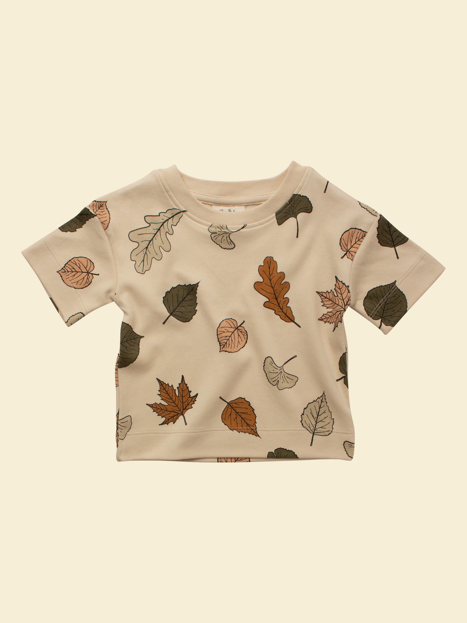 Organic Cotton Baby & Toddler Short-sleeve Tee | Autumn Leaf