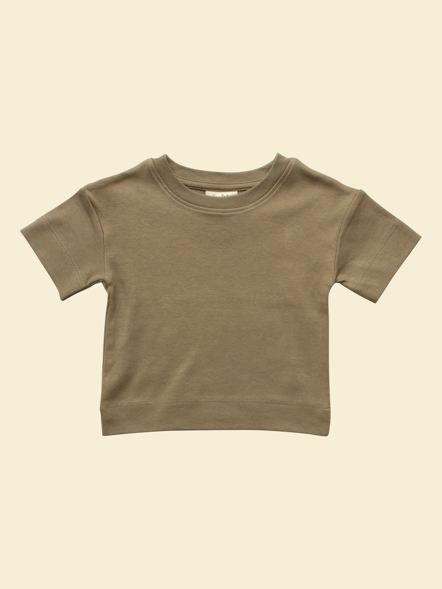 Organic Cotton Baby &amp; Toddler Short-sleeve Tee | Moss