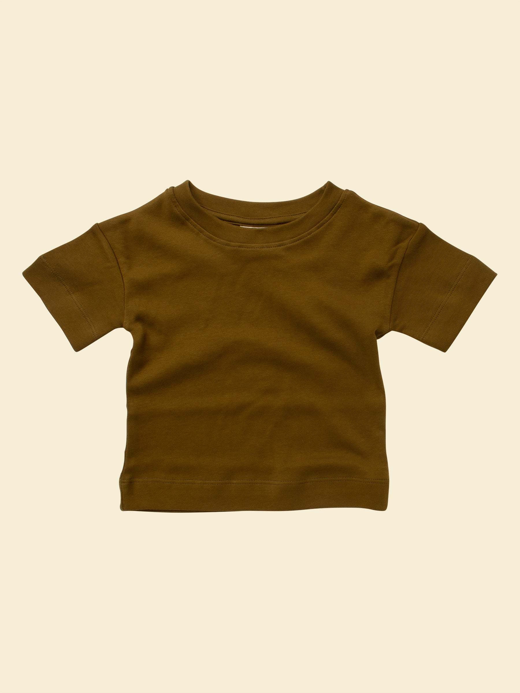 Organic Cotton Baby & Toddler Short-sleeve Tee | Olive